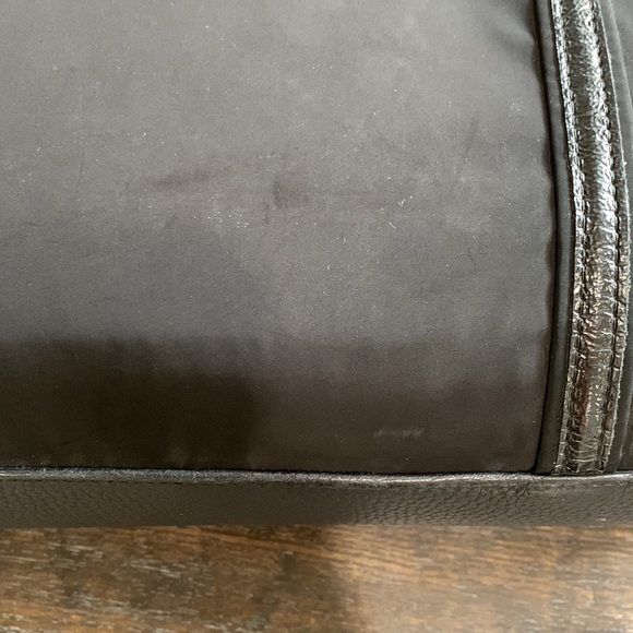Brighton black nylon tote with leather trim pre loved - Picture 7 of 11